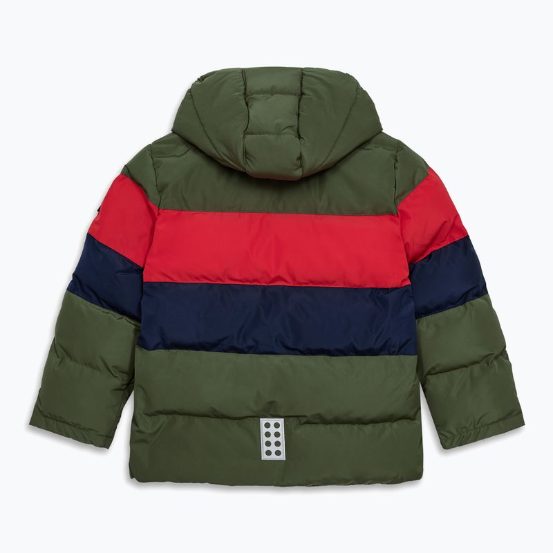 Vaikiška striukė LEGO Lwjipe 705 dark green 2