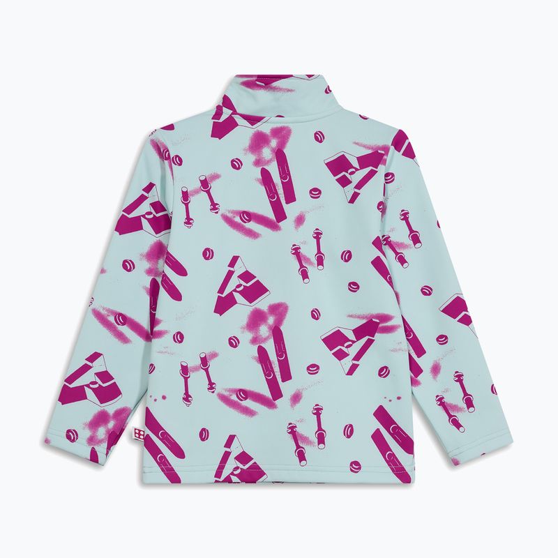 Vaikiškas flisinis džemperis LEGO Lwsian 710 Fleece fuchsia 2