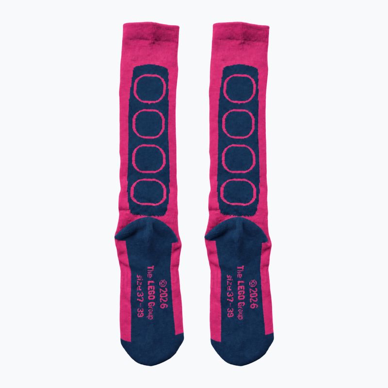 Vaikiškos slidinėjimo kojinės LEGO Lwazun 700 fuchsia 2