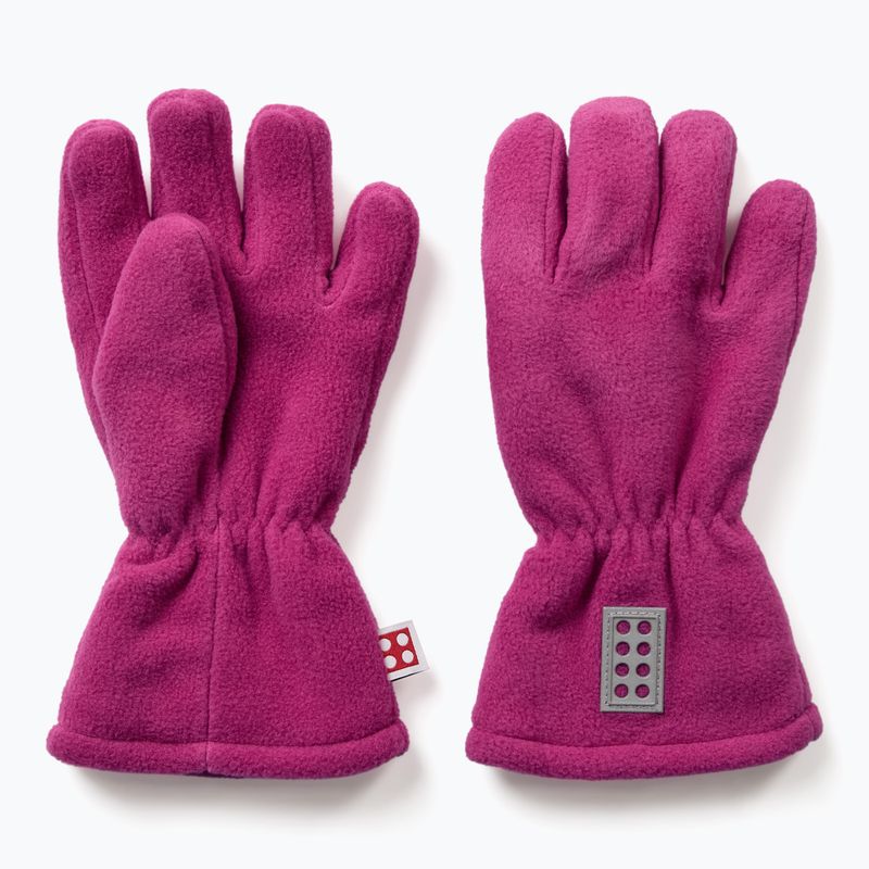 Vaikiškos žieminės pirštinės LEGO Lwazun 722 fuchsia 2