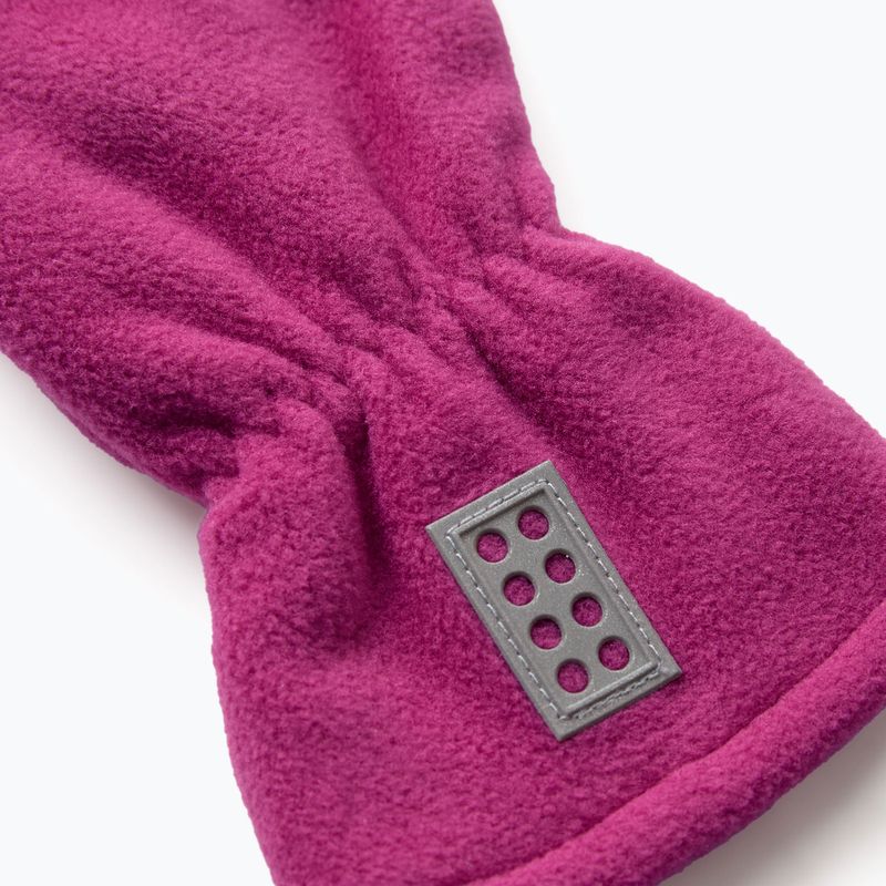 Vaikiškos žieminės pirštinės LEGO Lwazun 722 fuchsia 3