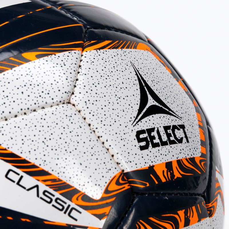 SELECT Classic V22 futbolo kamuolys baltas 160055 dydis 4 3