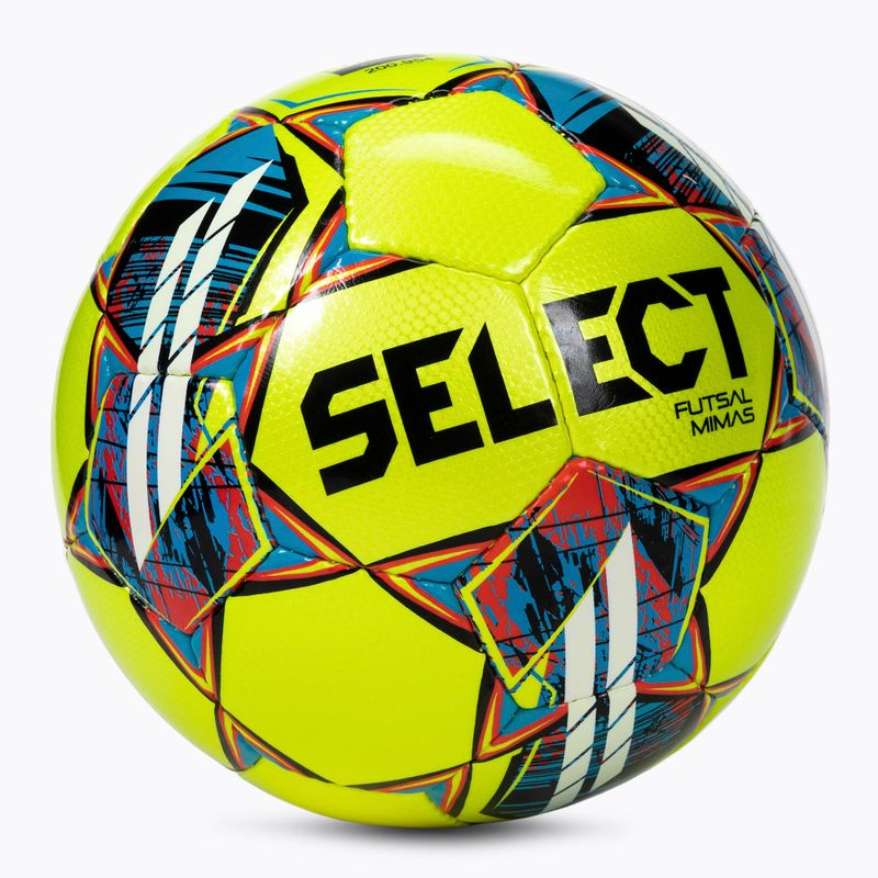 SELECT Futsal futbolo kamuolys Mimas V22 geltonas 310016 dydis 4 2