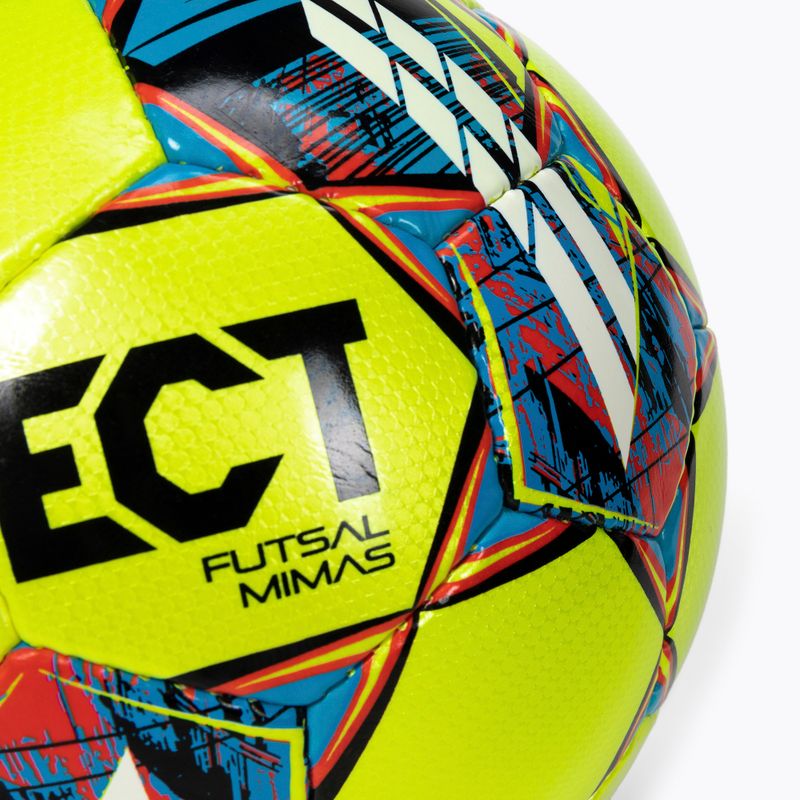 SELECT Futsal futbolo kamuolys Mimas V22 geltonas 310016 dydis 4 3