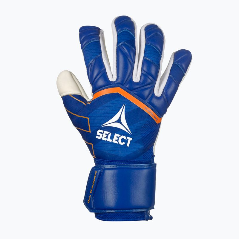 SELECT 55 Extra Force v24 mėlynos/baltos vartininko pirštinės 2