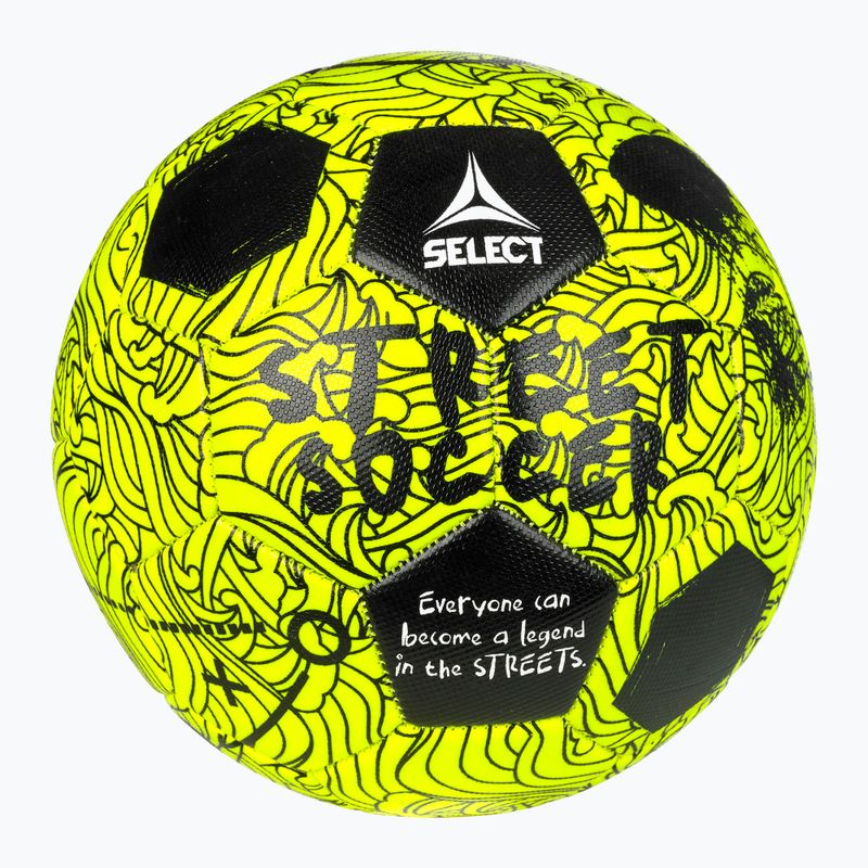 SELECT Street Futbolo kamuolys v24 geltonas/juodas 4,5 dydžio