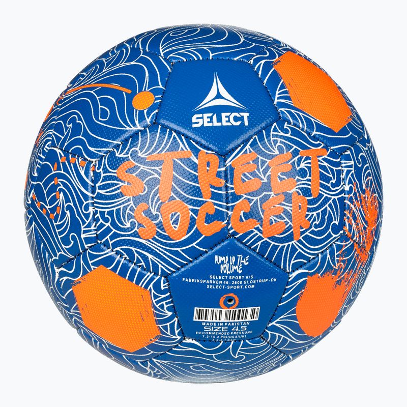 SELECT Street Futbolo kamuolys v24 blue/orange 4,5 dydžio 2