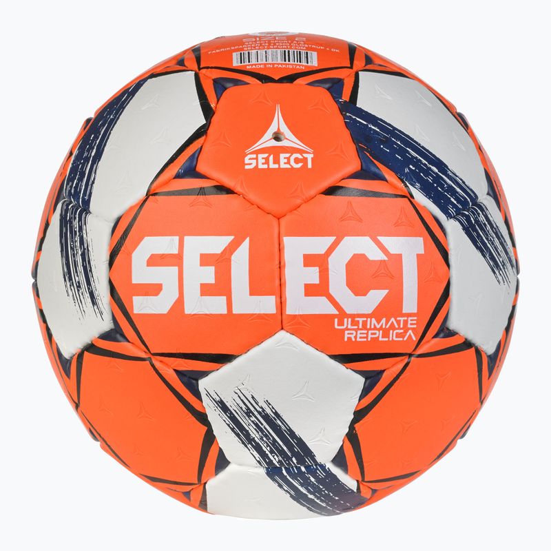 Rankinio kamuolys SELECT Ultimate Replica European League V24 EHF red/white dydis 1