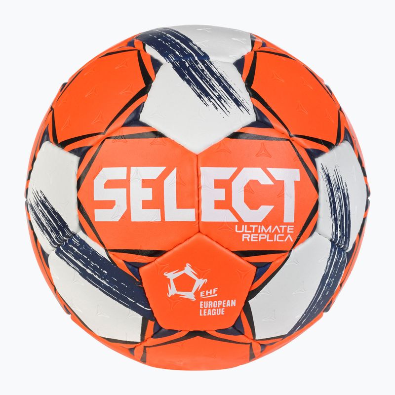 Rankinio kamuolys SELECT Ultimate Replica European League V24 EHF red/white dydis 1 2