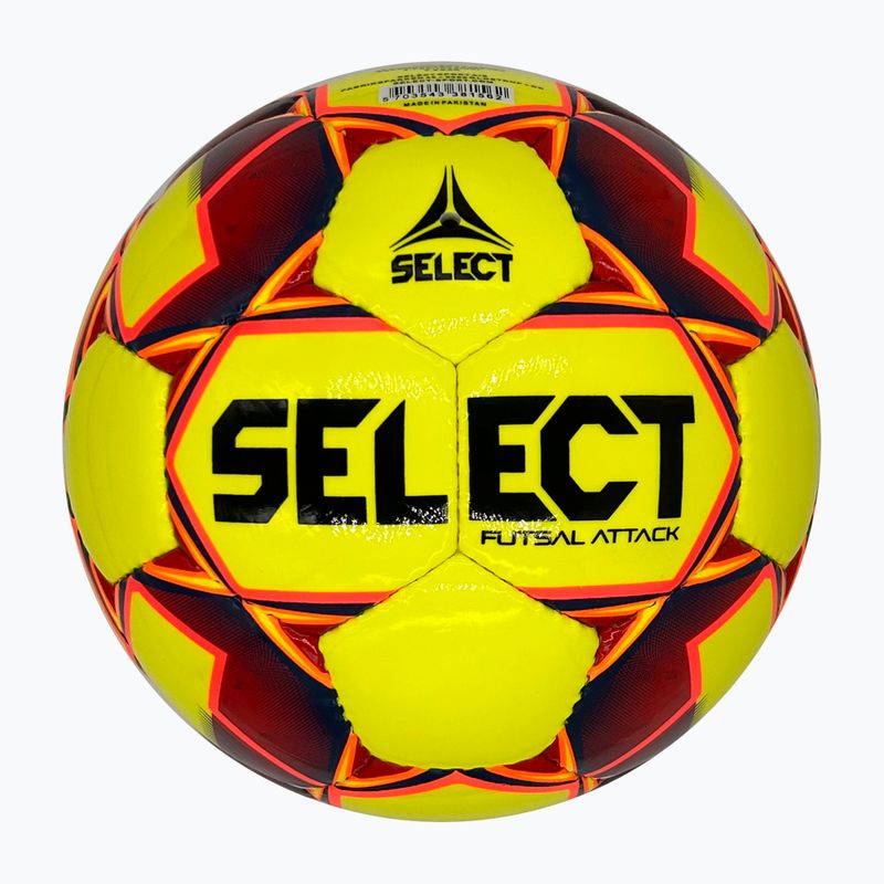 Futbolo kamuolys SELECT Futsal Attack v24 yellow dydis 4 2