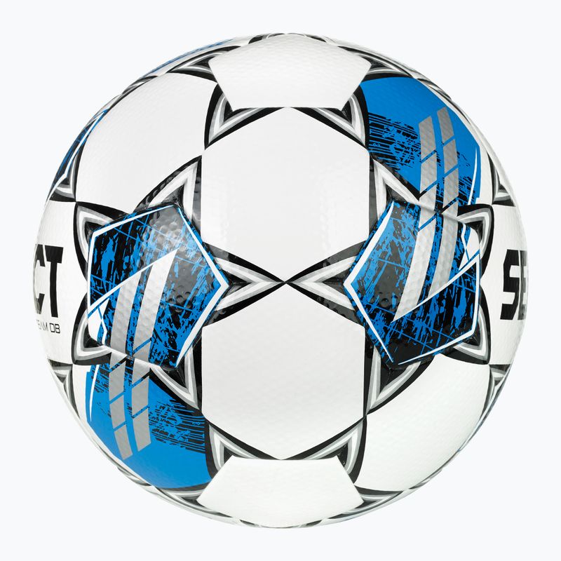 Futbolo kamuolys SELECT Team FIFA DB v25 white/blue dydis 5 3