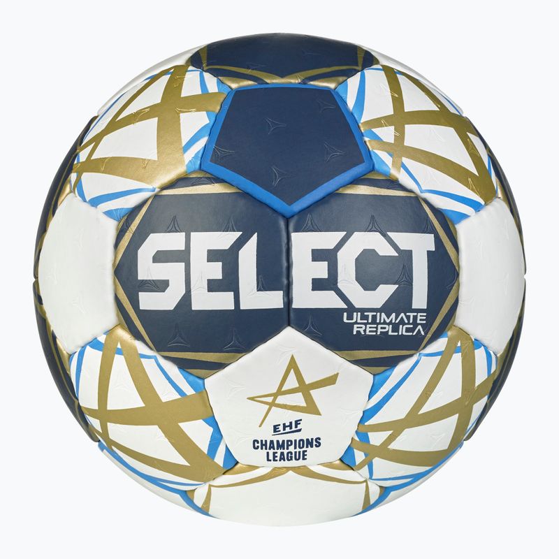 Rankinio kamuolys SELECT Replica EHF Champions League black/white dydis 0 2