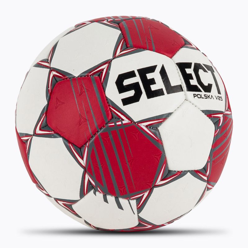 Rankinio kamuolys SELECT Polska v25 red/white 2