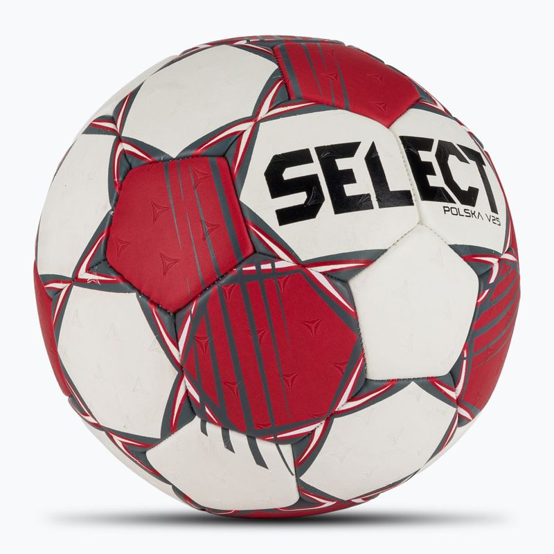 Rankinio kamuolys SELECT Polska v25 red/white 2