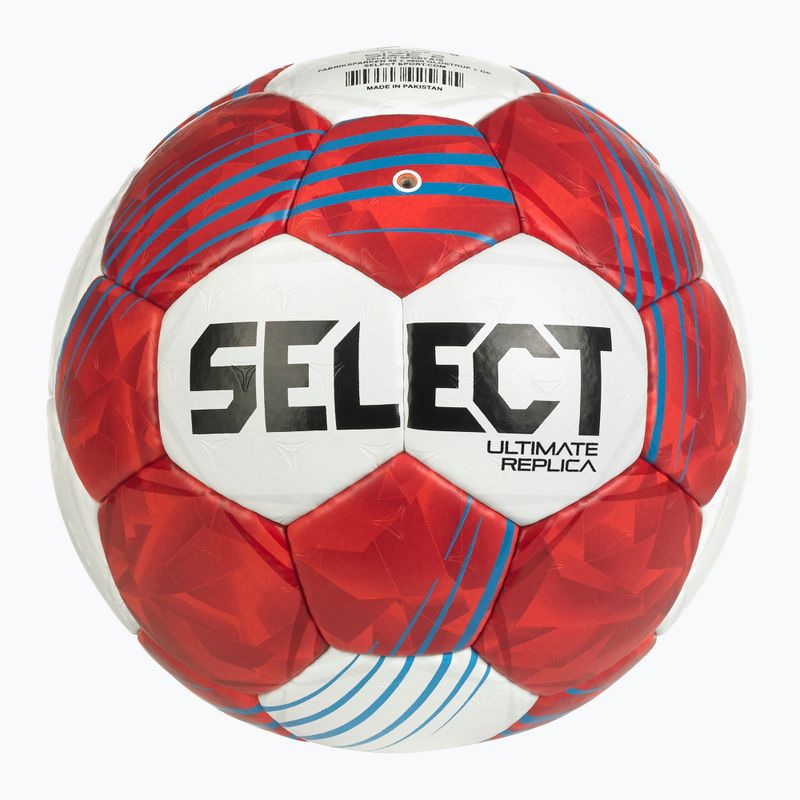 Rankinio kamuolys SELECT Ultimate EHF V26 Official rozmiar 1 white/blue/gold 2