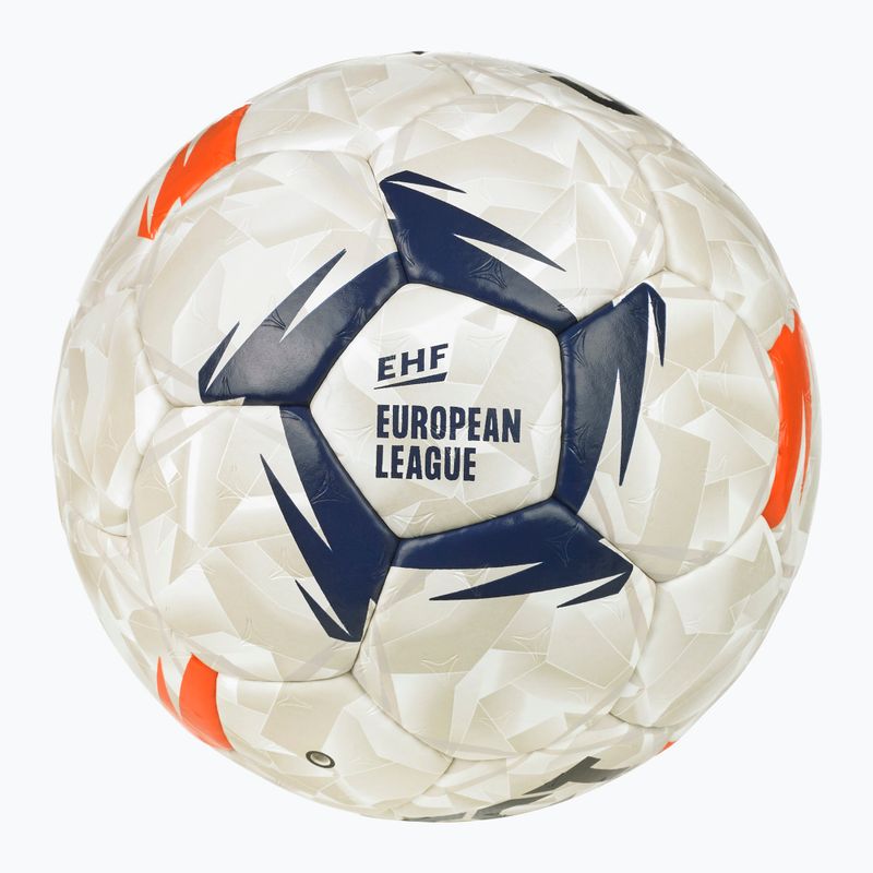 Rankinio kamuolys SELECT Ultimate EHF European League V26 Replica rozmiar 2 white/black/orange 4