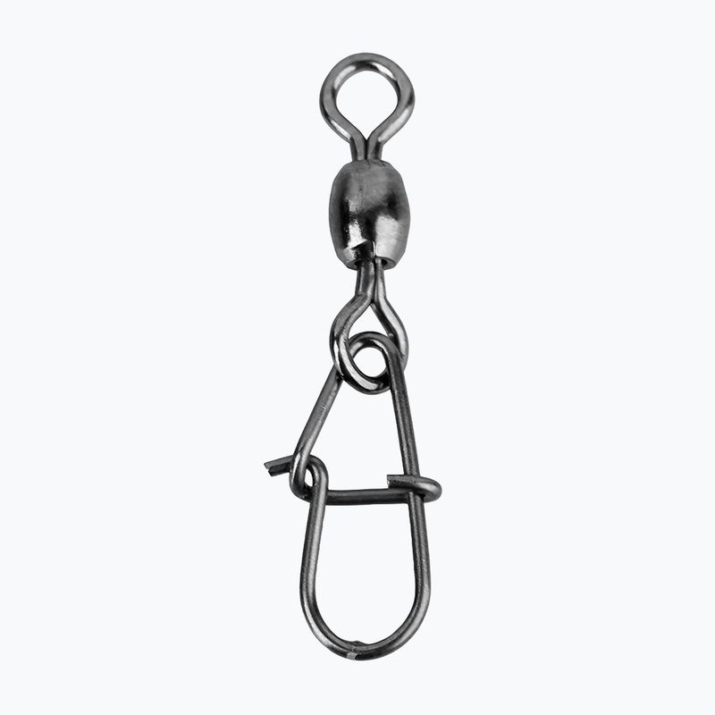 Savage Gear Eggsnap Swivel 10 dalių suktuvas su apsauginiu kaiščiu sidabrinis 54915