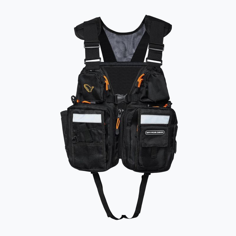 Žvejybinė liemenė Savage Gear Hitch Hiker Fishing black
