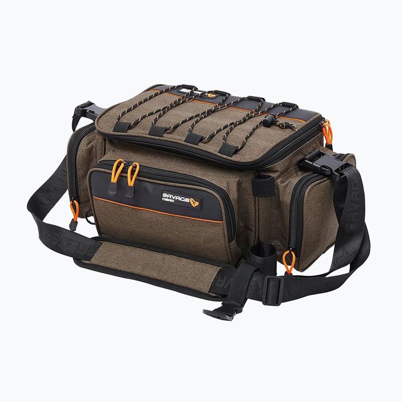 Meškerių krepšys Savage Gear System Box Bag S 3 Boxes 5 Bags brown/black