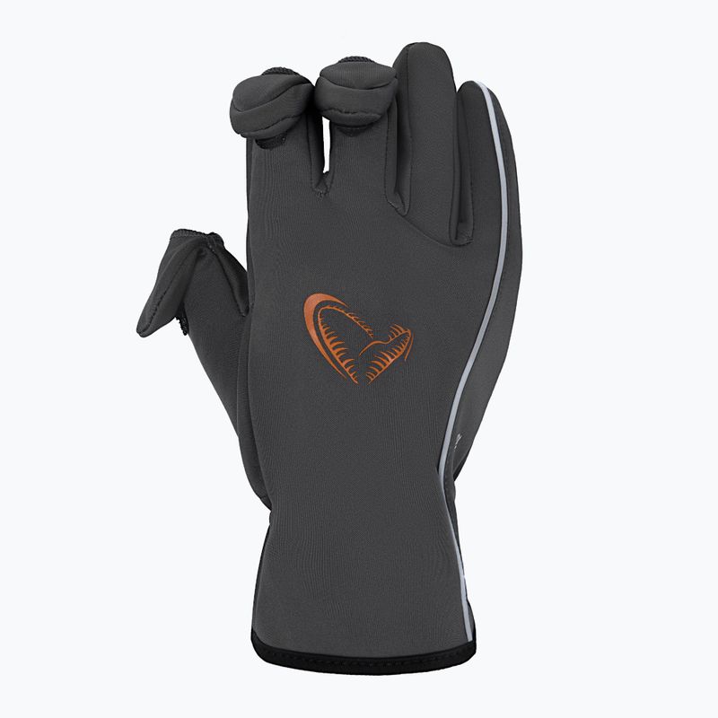 Savage Gear Softshell žvejybinės pirštinės pilkos spalvos 76460 6