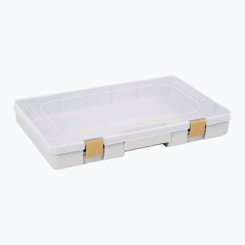 Žvejybinė dėžutė Westin W3 Game Tackle Box 36 x 22,5 x 5 cm grey/clear