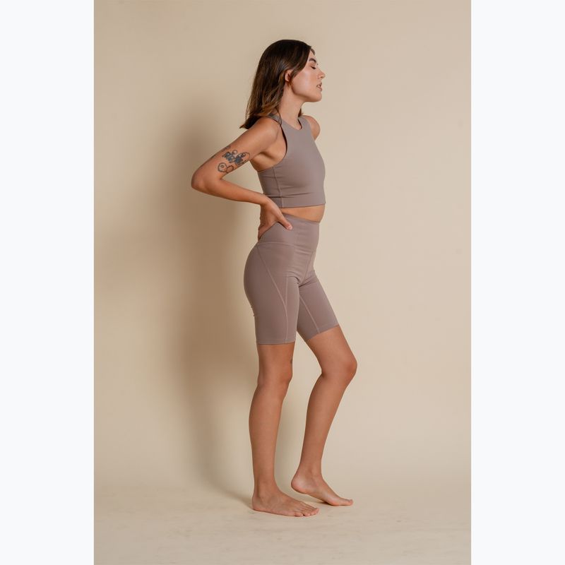 Moteriški treniruočių šortai Girlfriend Collective Compressive limestone 6