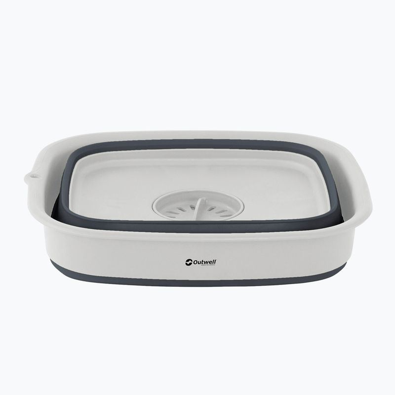 Outwell Collaps Wash Bowl Drain tamsiai mėlynai pilkas 650973 sulankstomas dubuo 4