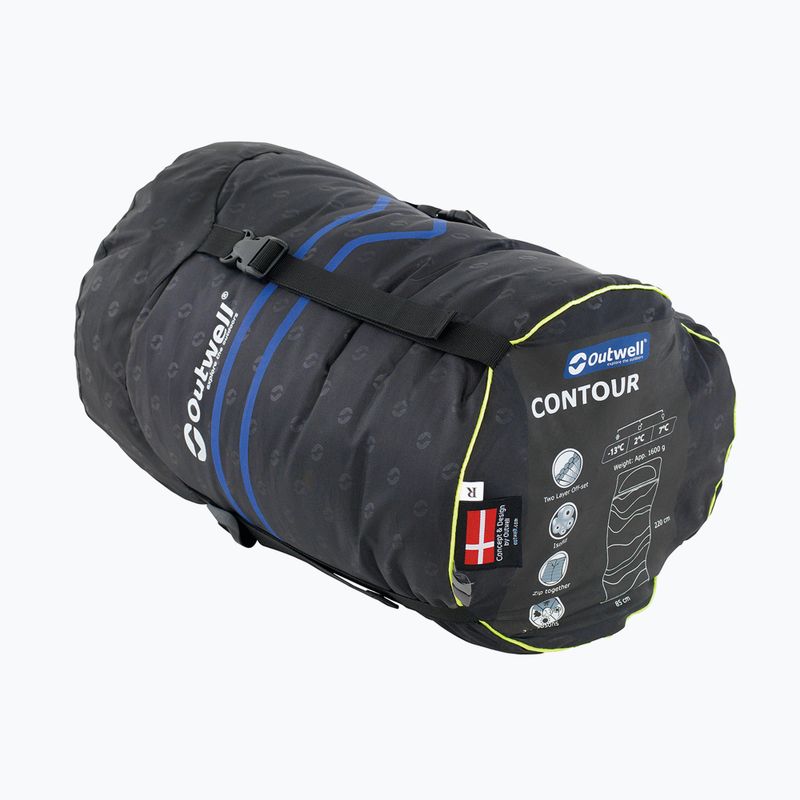 Outwell Contour miegmaišis violetinės spalvos 230364 15