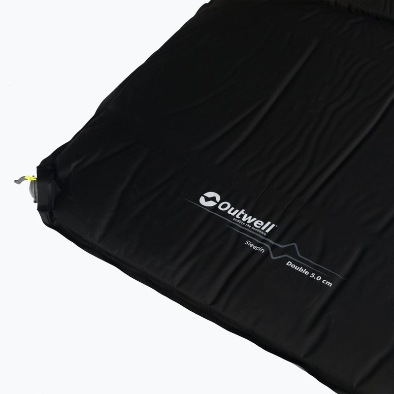 Outwell Sleepin Double 5 cm savaime pripučiamas kilimėlis, juodas 400035 3
