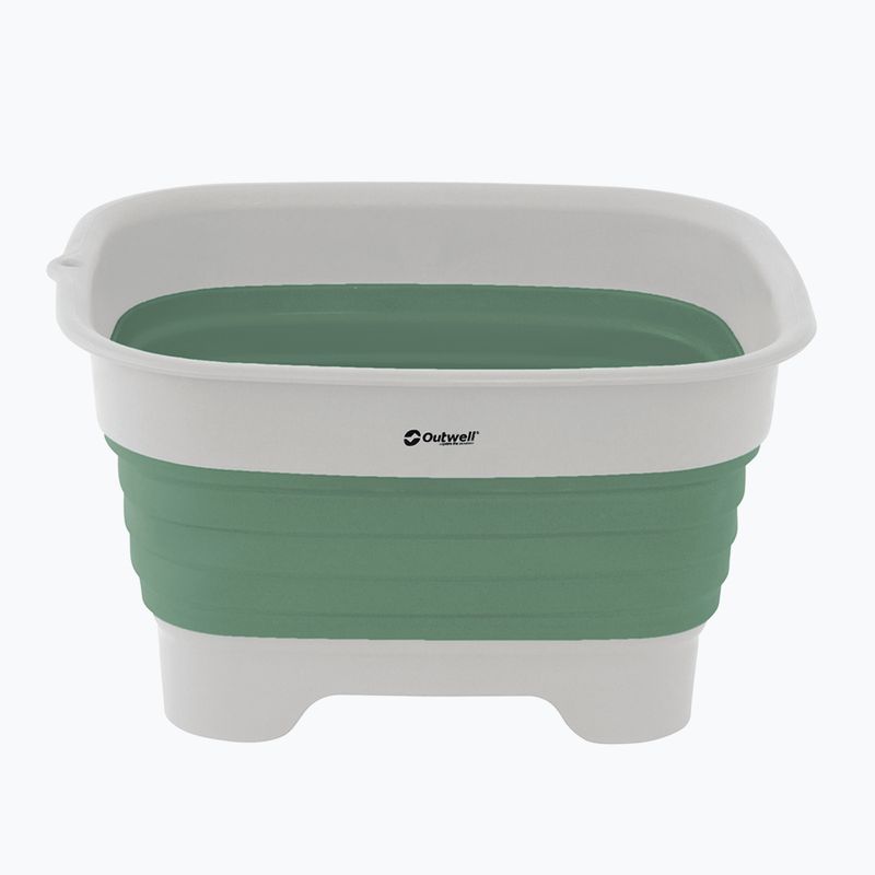 Outwell Collaps Wash Bowl skalbimo dubuo Ištuštinimo sulankstomas dubuo žaliai pilkas 651130