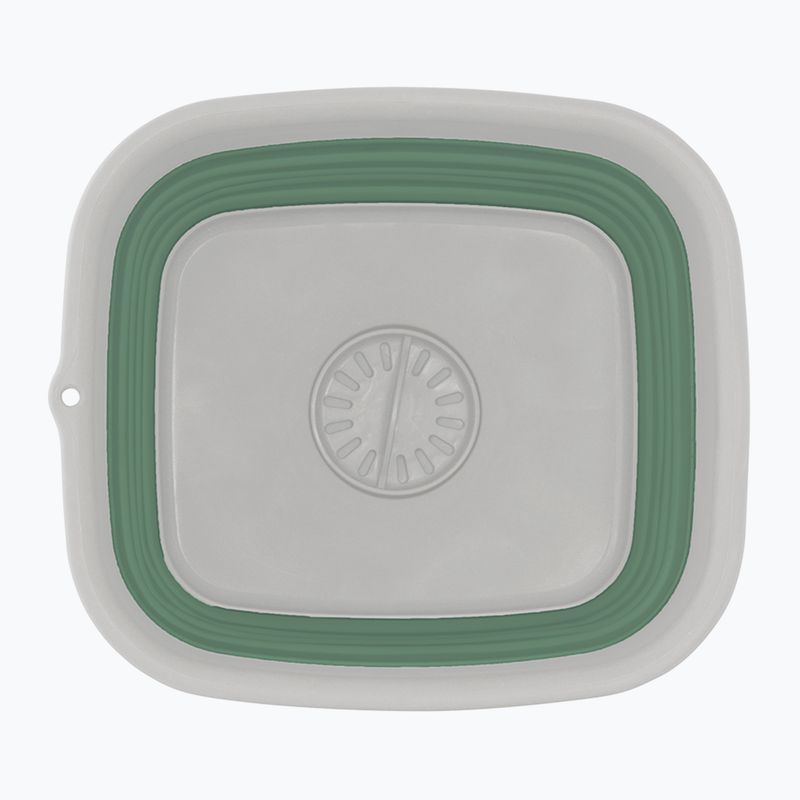 Outwell Collaps Wash Bowl skalbimo dubuo Ištuštinimo sulankstomas dubuo žaliai pilkas 651130 2