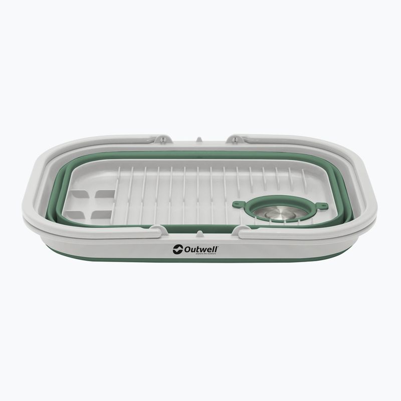 Outwell Collaps Washing Base rankena ir dangtis sulankstomas dubuo žaliai pilkas 651131 2