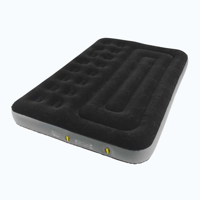 Outwell Classic dvivietis dviejų kamerų pripučiamas čiužinys juodas 400048