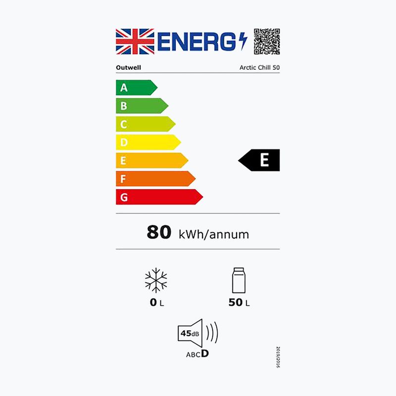 Outwell Arctic Chill 45 l turistinis šaldytuvas tamsiai mėlynas 590205 2