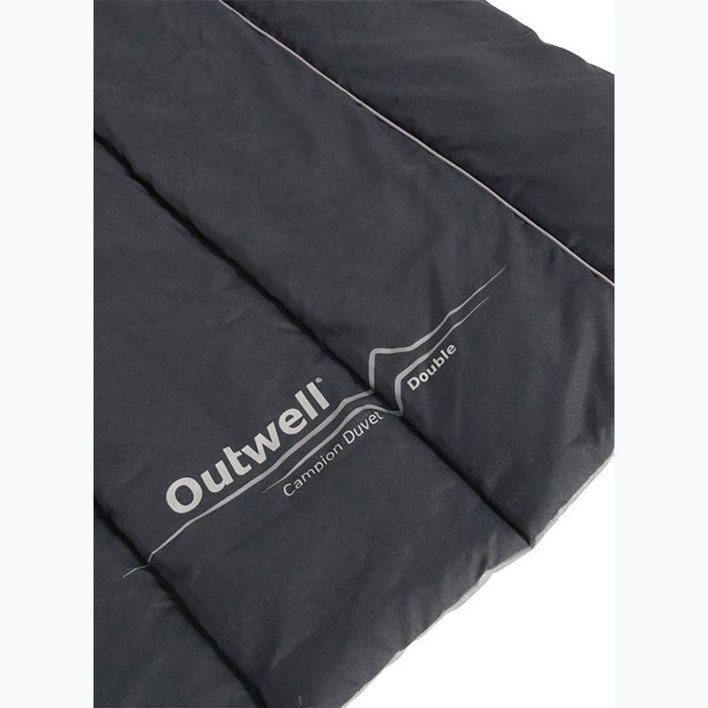 "Outwell Campion" antklodė Dvivietė juoda kelioninė antklodė 5