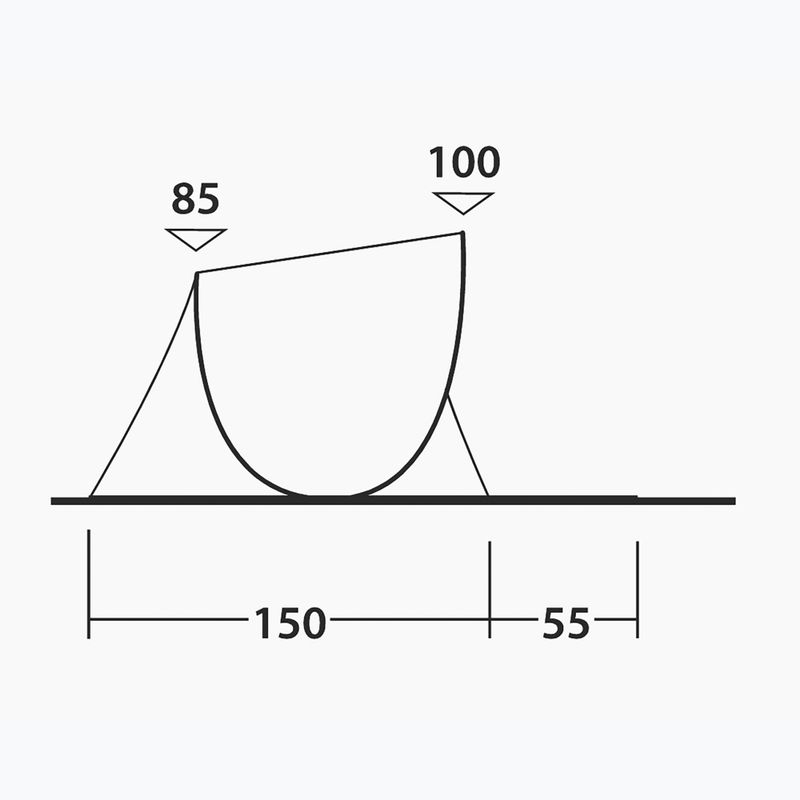 Paplūdimio palapinė Outwell Eastbourne Beach Shelter light grey 6