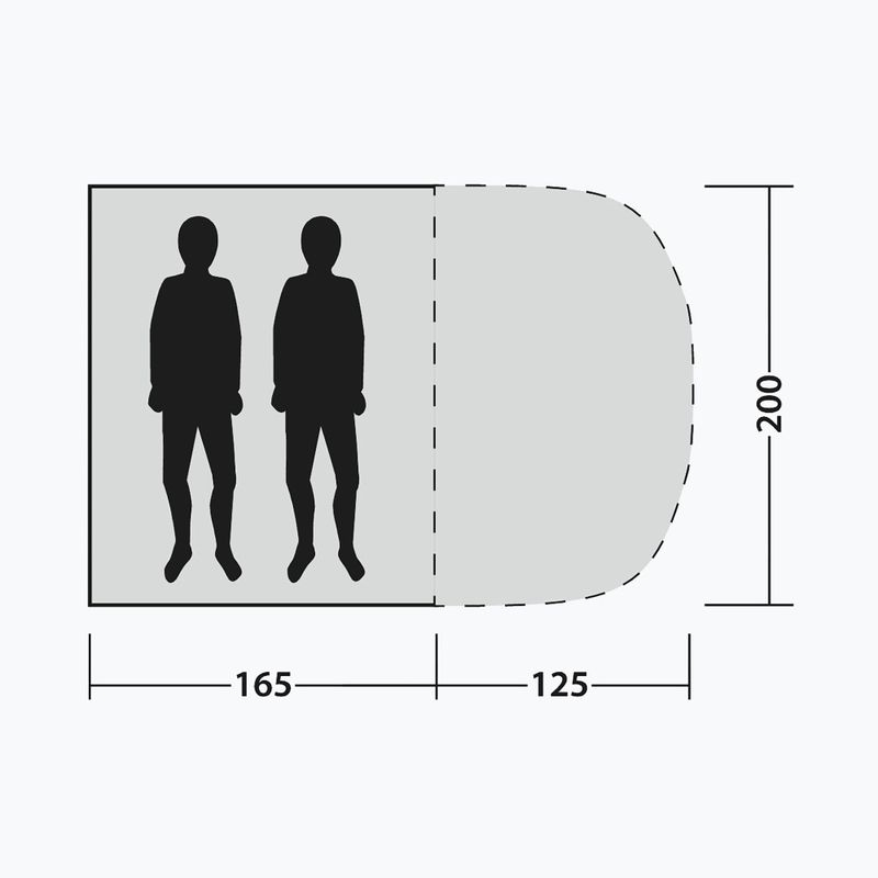 Paplūdimio palapinė Outwell Whitby Beach Shelter light grey 7