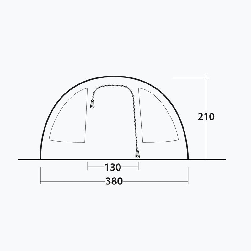 6 vietų stovyklavimo palapinė Outwell Sky 6 blue 6