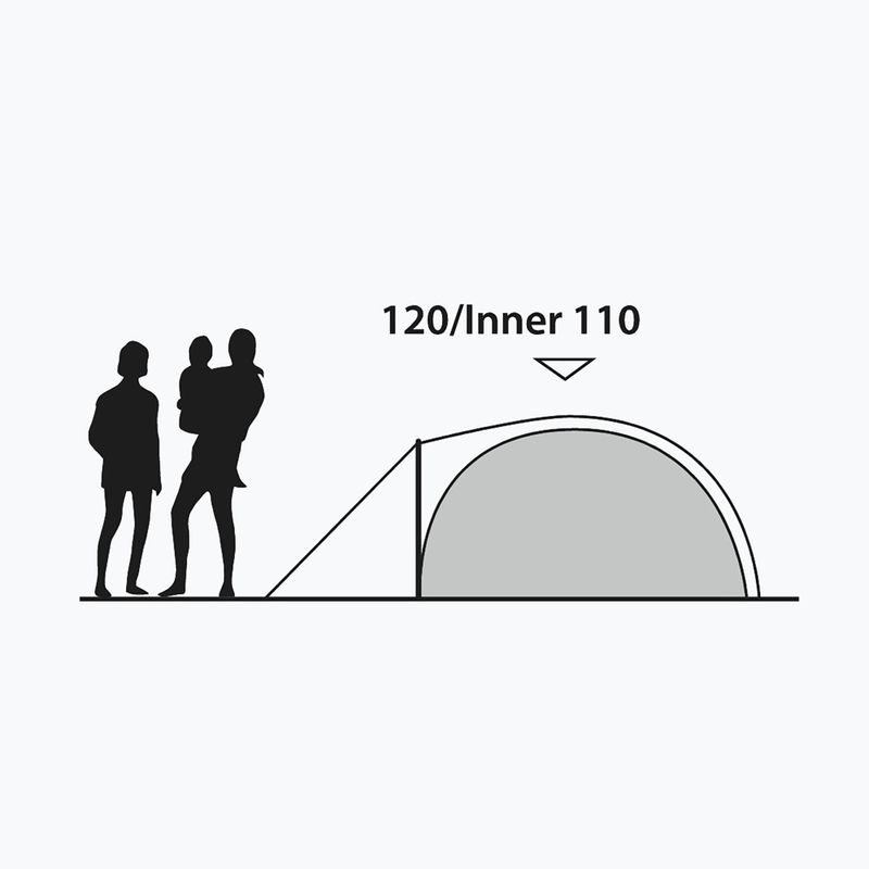 Kempingo palapinė 2-osobowy Outwell Cloud 2 green/gray 12