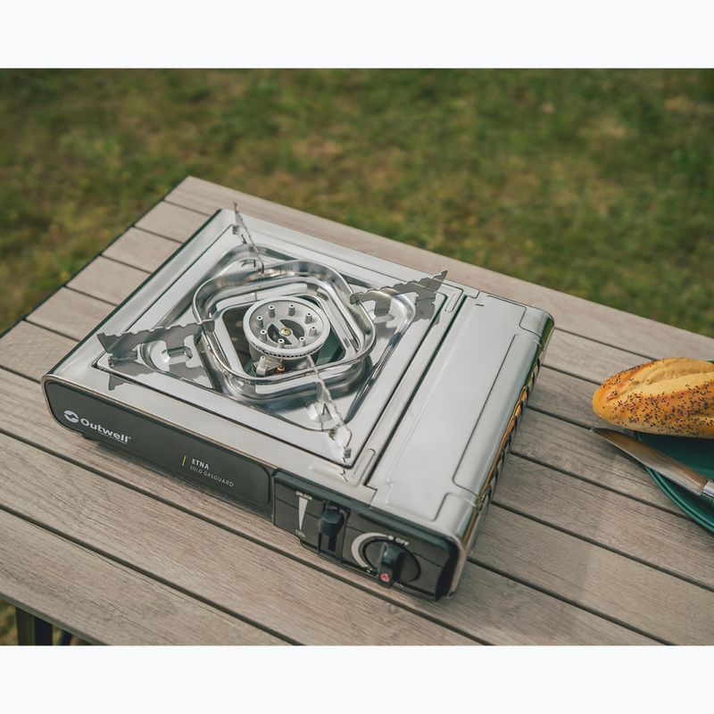 Turistinė viryklė Outwell Etna Solo Gasguard silver 6