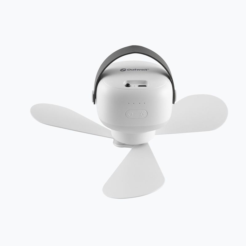 Ventiliatorius su lempa Outwell Aurelios Rechargeable white 4