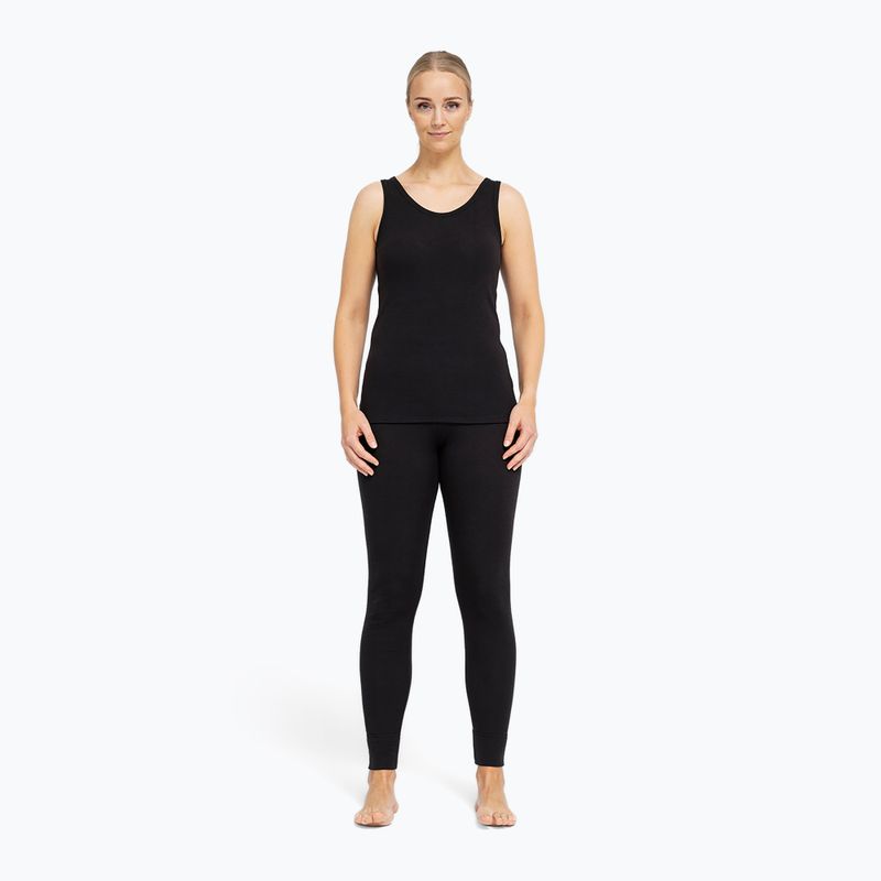 Moteriški termo marškinėliai Dovre Wool Singlet black 2