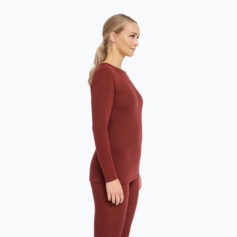 Moteriškas termo džemperis Dovre Wool burgundy 2