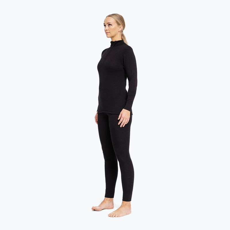 Moteriškas termo džemperis Dovre Wool Zip black 4