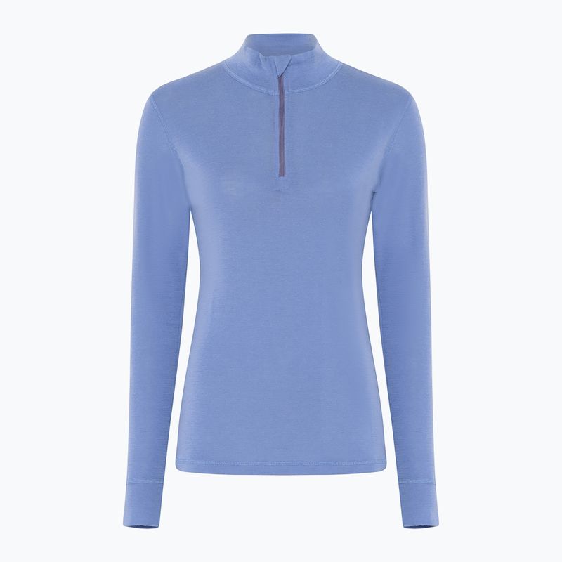 Moteriškas termo džemperis Dovre Wool Zip blue 5