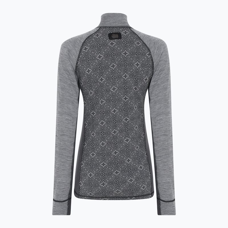 Moteriškas termo džemperis Dovre Wool Organic Half Zip grey 6