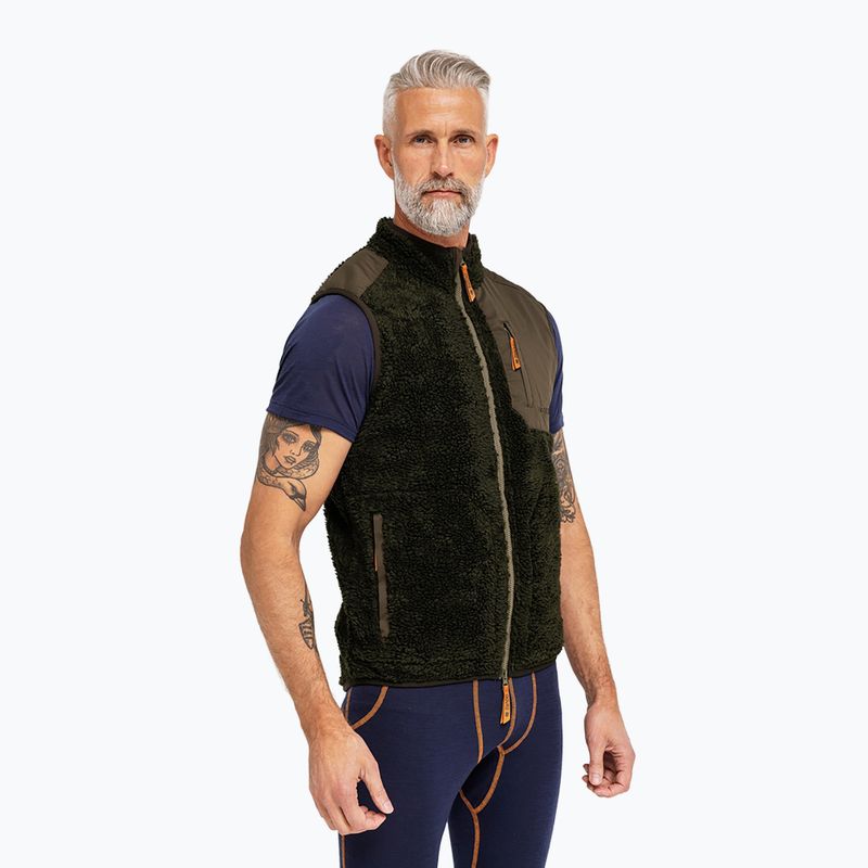 Vyriška liemenė Dovre Teddy Fleece green 3