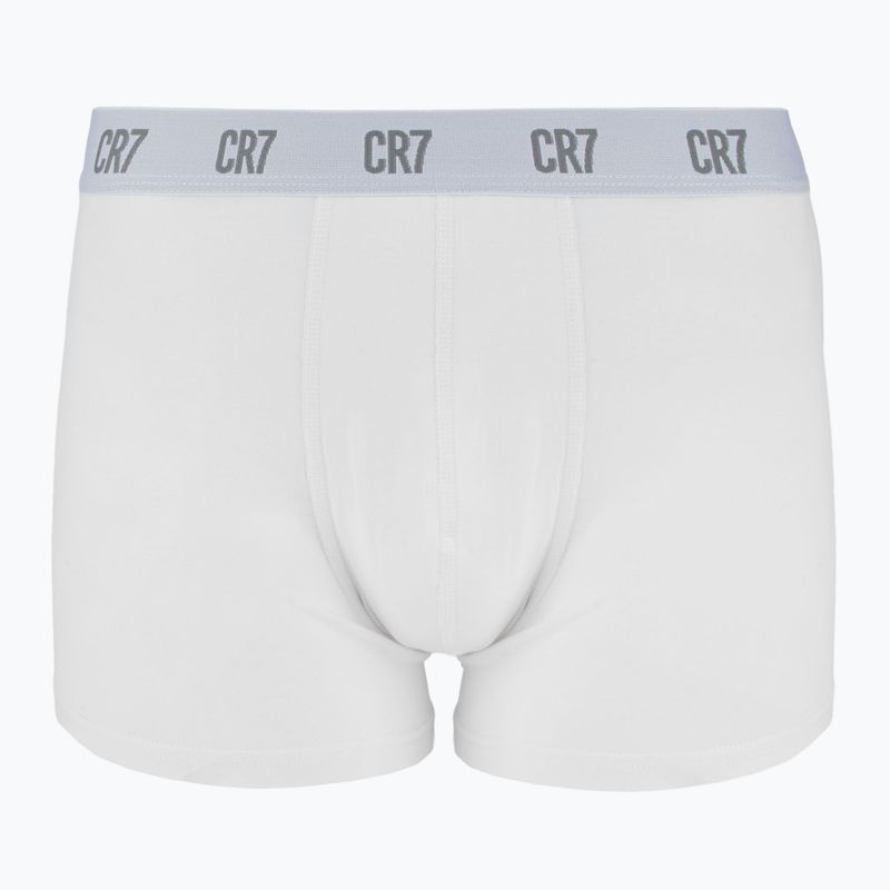 Vyriškos trumpikės CR7 Basic Trunk 3 pary white/ greymelange/ black 4