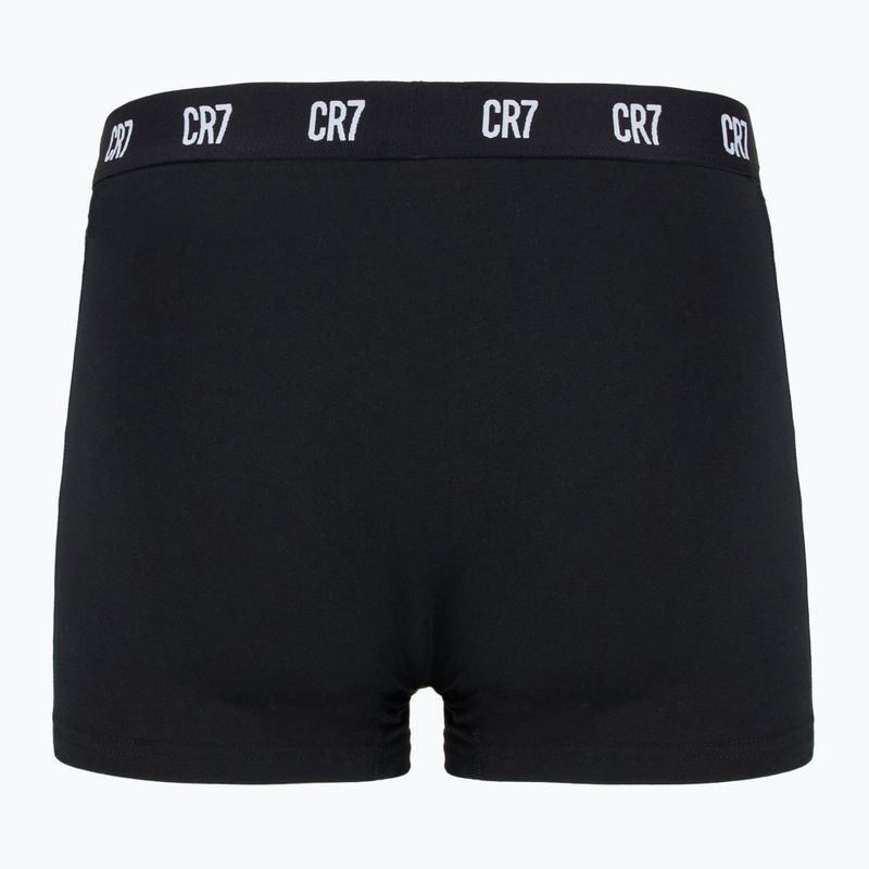 Vyriškos trumpikės CR7 Basic Trunk 3 pary white/ greymelange/ black 5