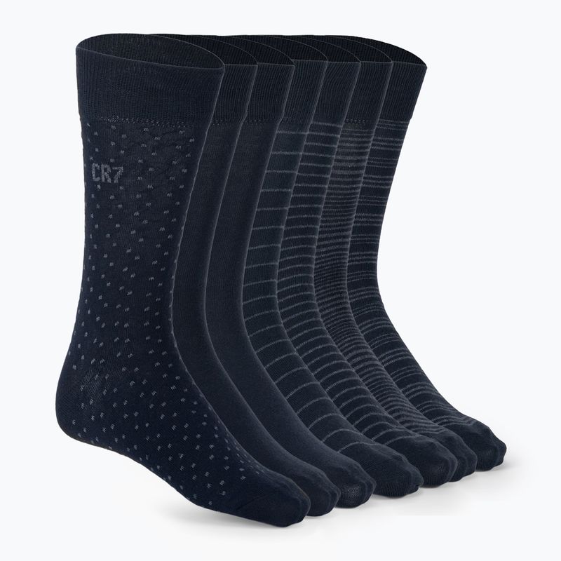 Vyriškos kojinės CR7 Socks 7 poros navy